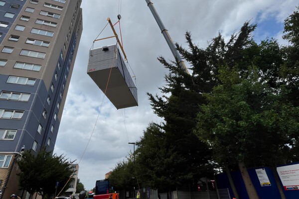 Mobile Crane Hire and contract llifting for modular building installation