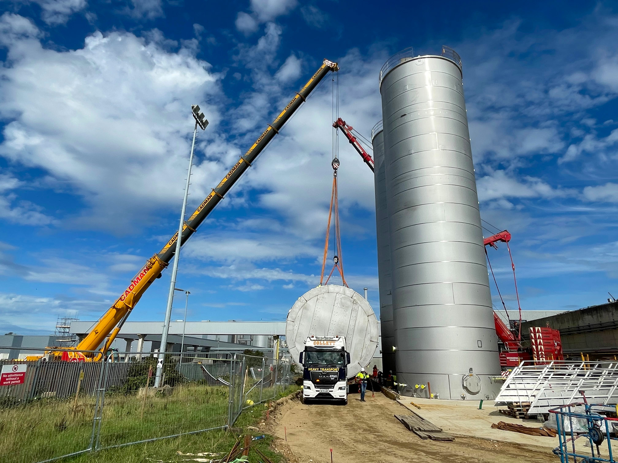 Reactor Tank Lifting and Installation at Palm Paper, King’s Lynn